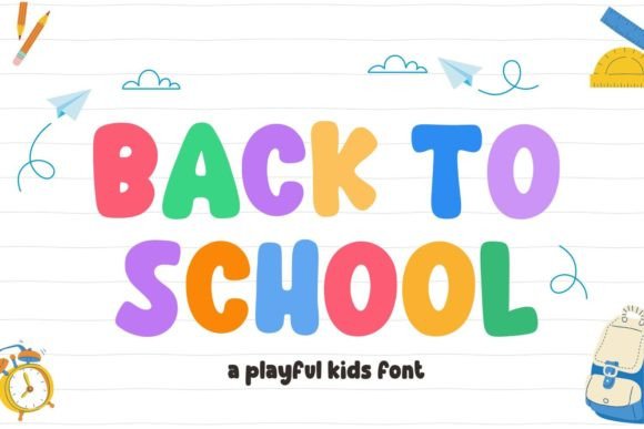 Back to School Font - Featured Image