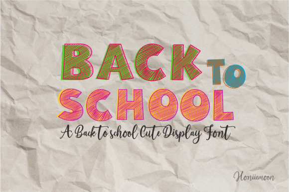 Back to School Font - Featured Image