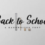 Back to School Font - Featured Image