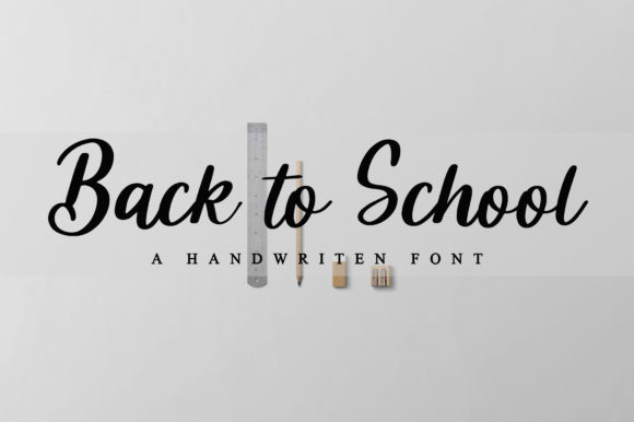 Back to School Font - Featured Image