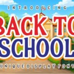 Back to School Font - Featured Image