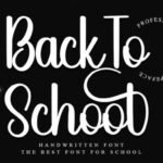 Back to School Font - Featured Image