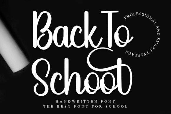 Back to School Font - Featured Image