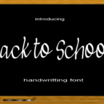 Back to School Font - Featured Image
