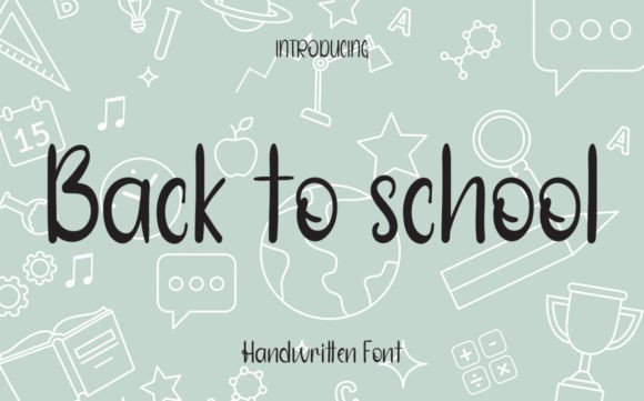Back to School Font - Featured Image