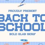 Back to School Font - Featured Image