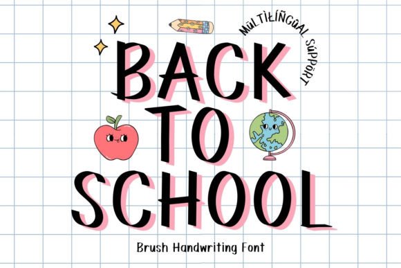 Back to School Font - Featured Image