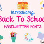 Back to School Handwritten Font - Featured Image