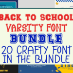 Back to School Varsity Bundle Font - Featured Image