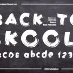 Back to Skool Font - Featured Image