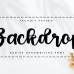 Backdrop Font - Featured Image