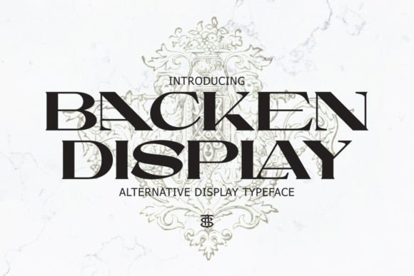 Backen Display Font - Featured Image