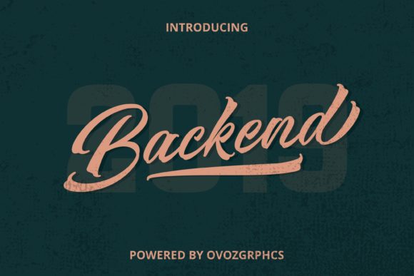 Backend Font - Featured Image