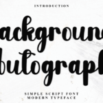 Background Autograph Font - Featured Image