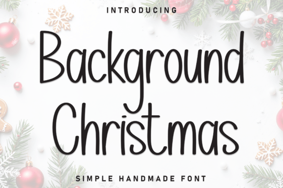 Background Christmas Font - Featured Image
