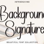 Background Signature Font - Featured Image