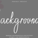 Backgrounds Font - Featured Image