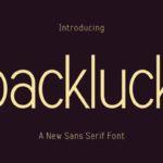 Backluck Font - Featured Image