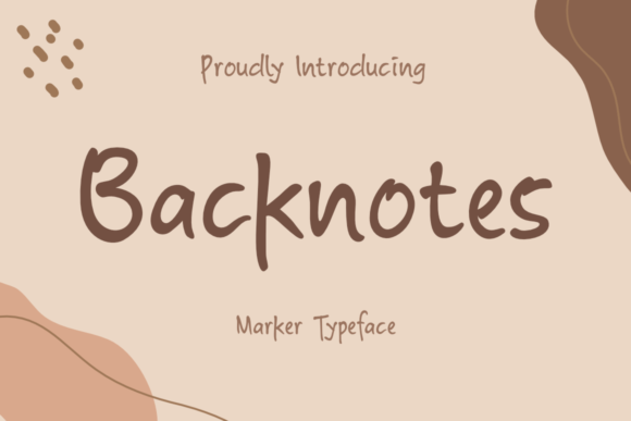 Backnotes Font - Featured Image
