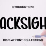 Backsight Font - Featured Image