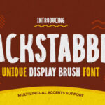 Backstabber Font - Featured Image
