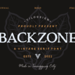 Backzone Font - Featured Image