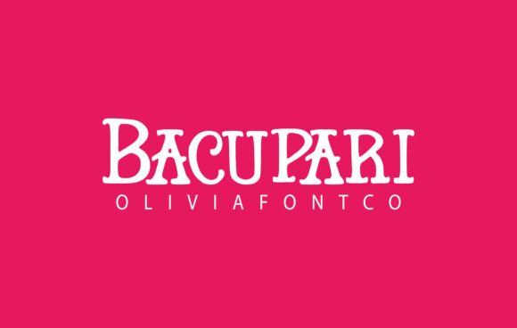Bacupari Font - Featured Image
