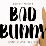 Bad Bunny Font - Featured Image
