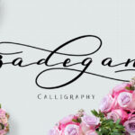 Badegan Calligraphy Font - Featured Image