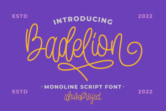 Badelion Font - Featured Image