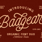 Badgear Font - Featured Image