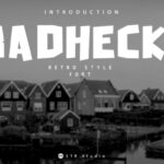 Badheck Font - Featured Image