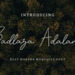 Badlaza Adalana Font - Featured Image