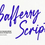 Bafferry Script Font - Featured Image