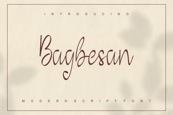 Bagbesan Font - Featured Image