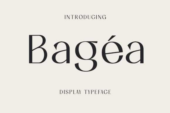 Bagea Font - Featured Image