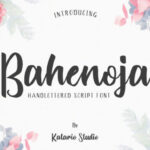 Bahenoja Font - Featured Image