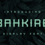 Bahkire Font - Featured Image