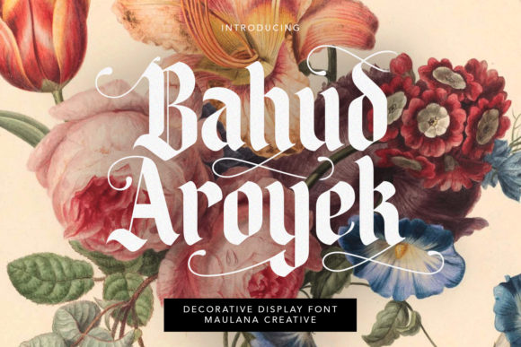 Bahud Aroyek Font - Featured Image