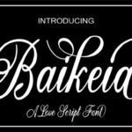 Baikeia Font - Featured Image