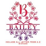 Bailey Monogram Font - Featured Image