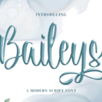 Baileys Font - Featured Image