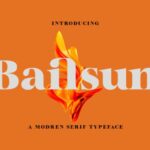 Bailsun Font - Featured Image