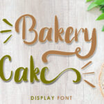 Bakery Cake Font - Featured Image
