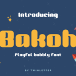 Bakoh Font - Featured Image