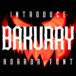 Bakurry Font - Featured Image