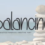 Balancing Font - Featured Image