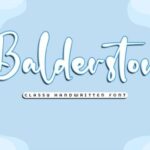 Balderston Font - Featured Image