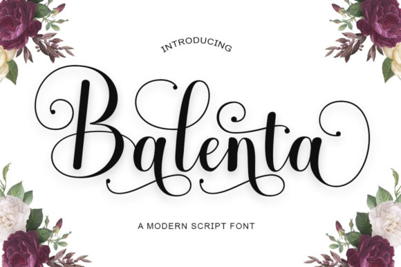 Balenta Script Font - Featured Image