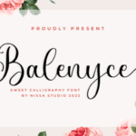 Balenyce Font - Featured Image